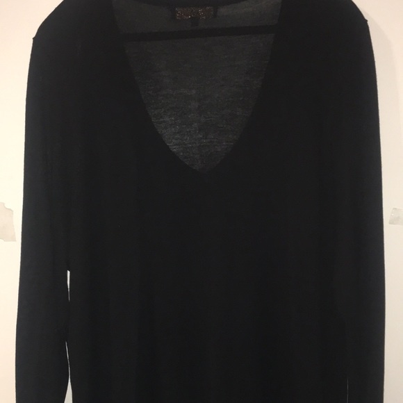 NWOT 3X STUNNING !!! VELOUR AND KNIT SWEATER - Picture 4 of 5